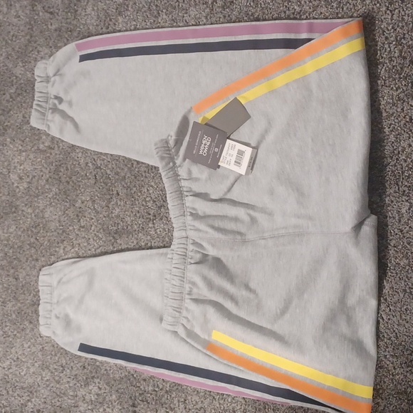 NWT Grayson Threads Sweatpants with Colorful Side Stripes - Picture 8 of 10